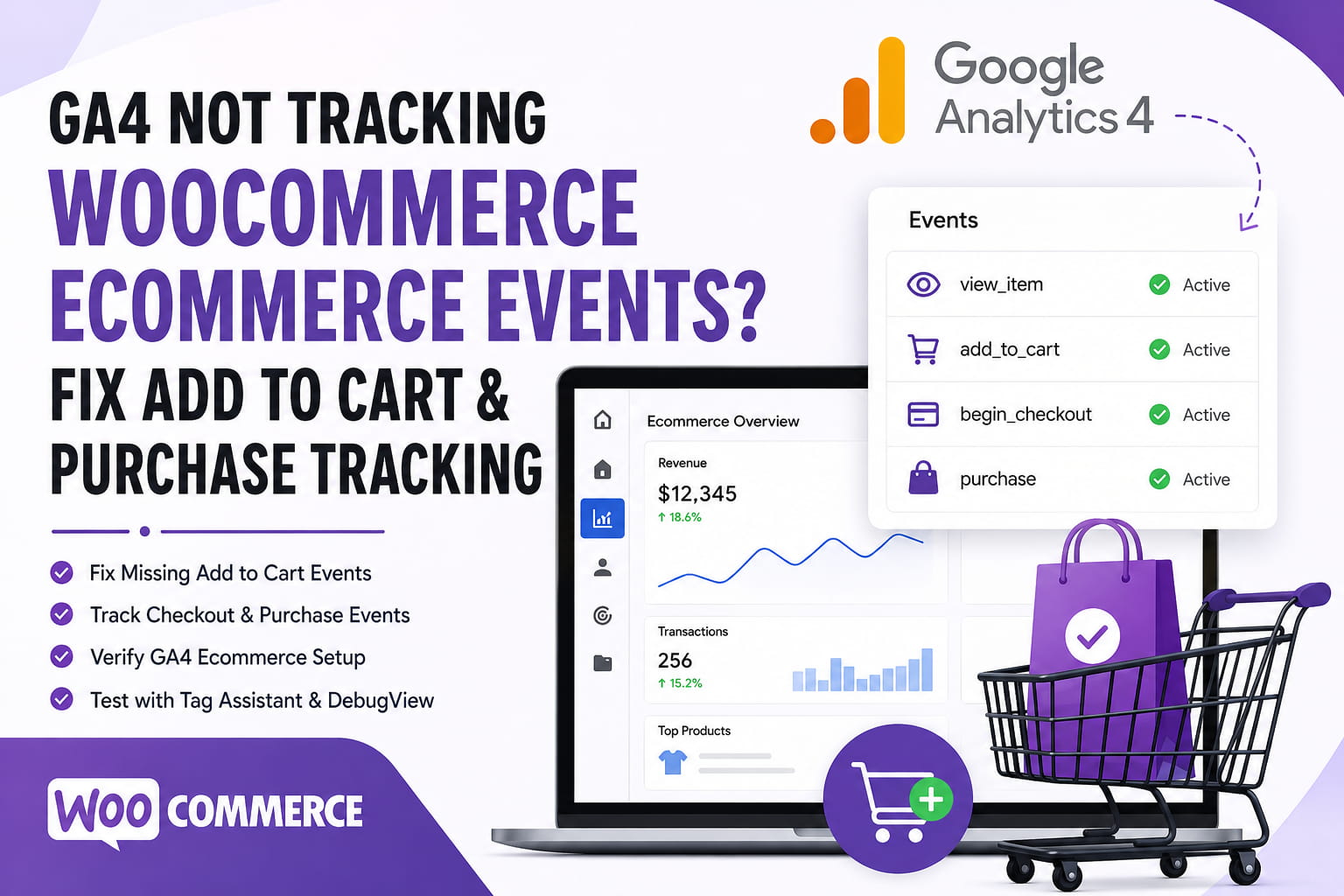 GA4 Not Tracking WooCommerce Ecommerce Events