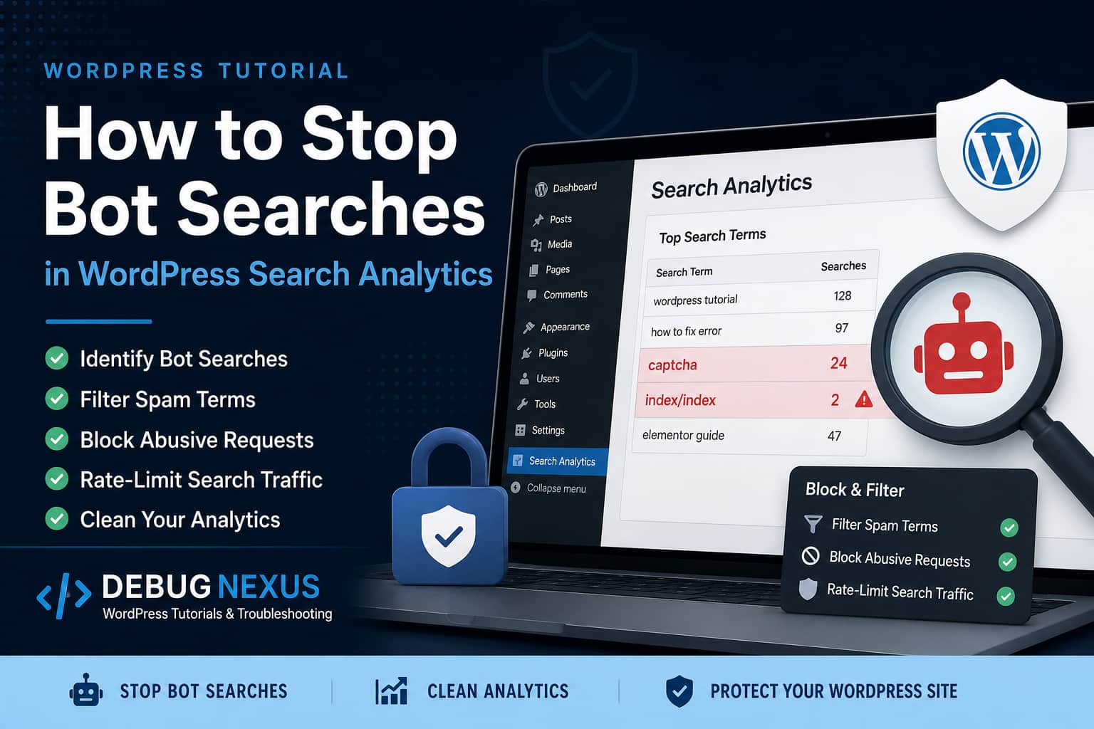 How to stop BOT searches
