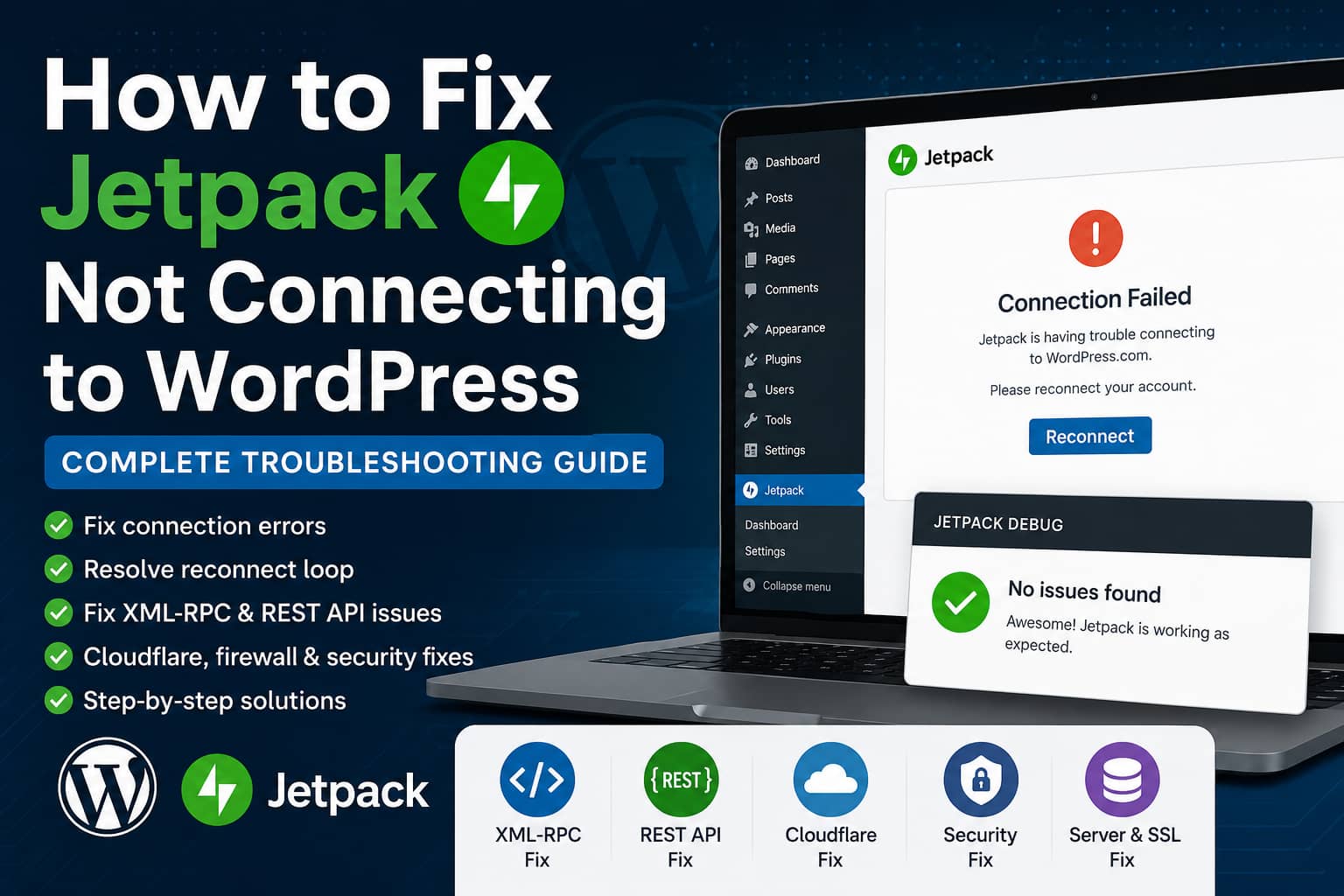 Jetpack Connection Error