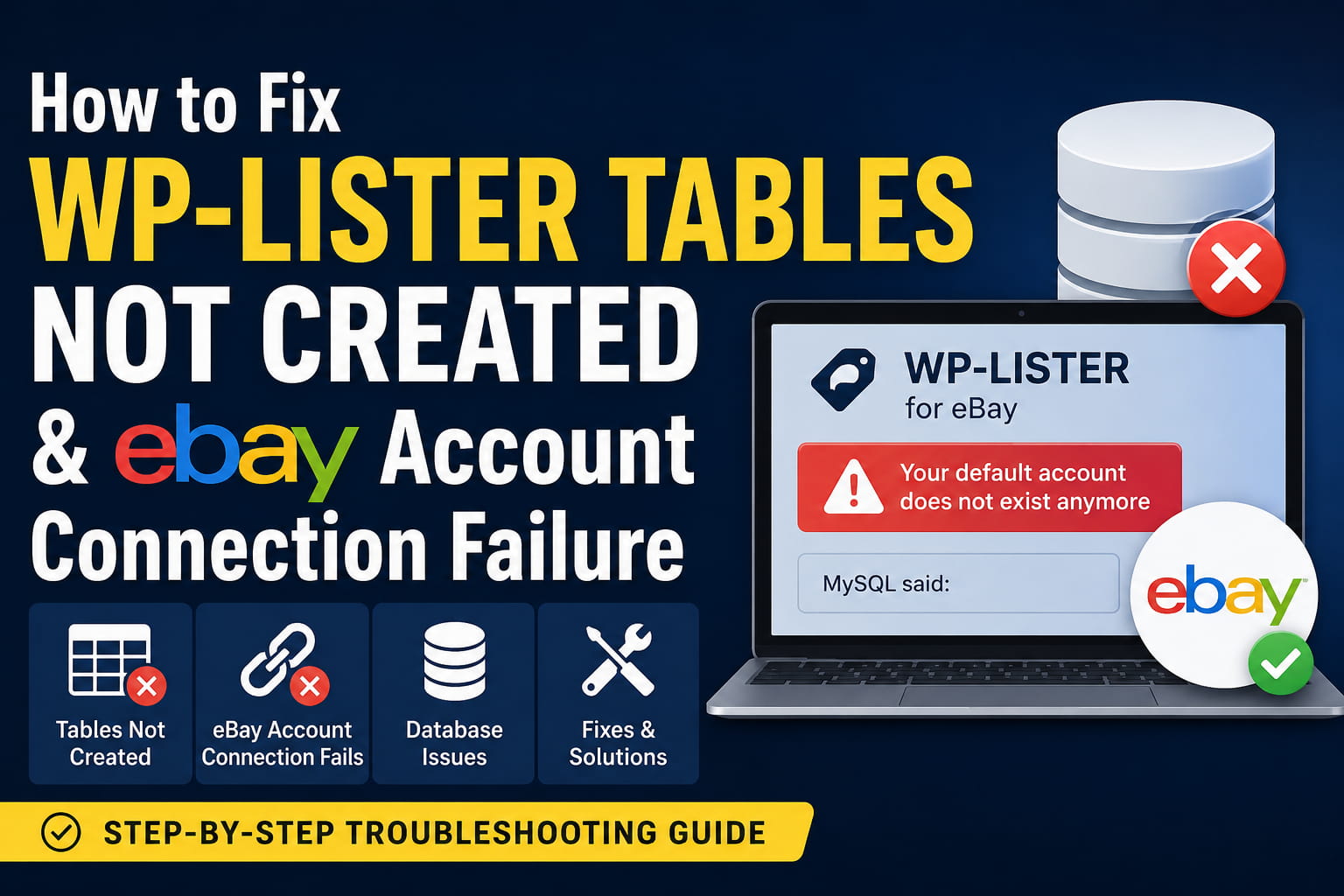 WP-Lister Tables Not Created