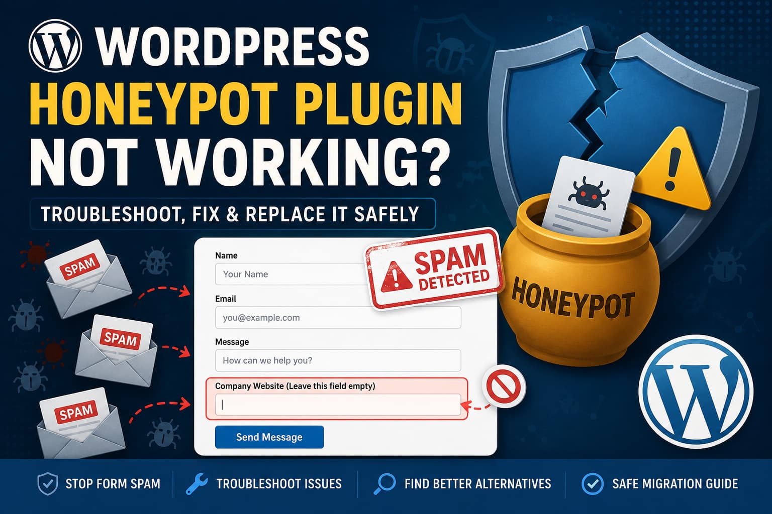WordPress Honeypot Spam Troubleshooting Guide