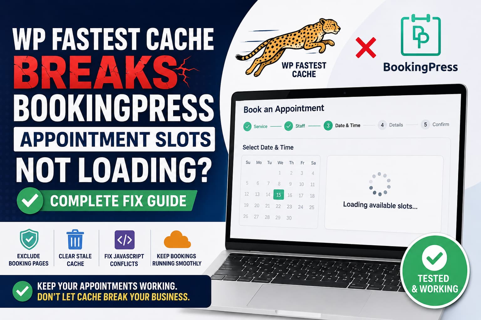 BookingPress appointment slots not loading